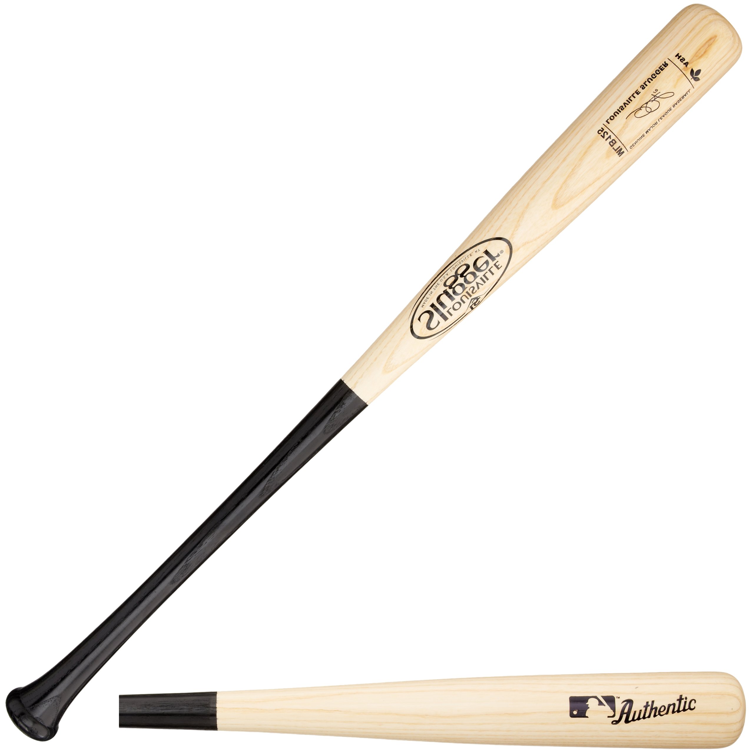 Buy Louisville Slugger WB 125 Baseball Bat, Black/Natural, 33-Inch